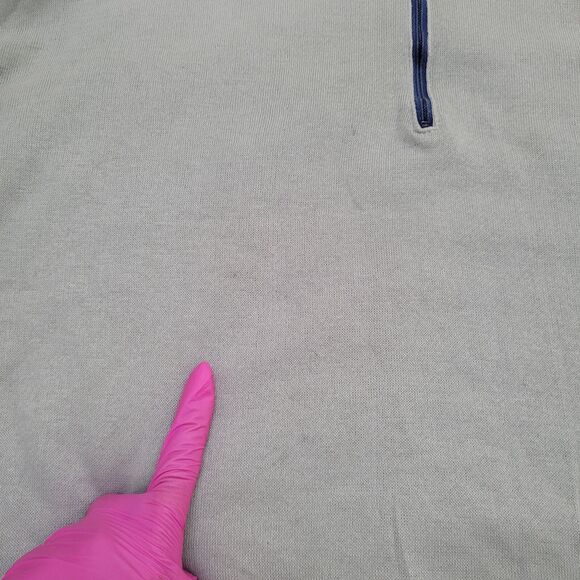 Vintage 80s MOD Sweatshirt Large 23x27 Gray - Picture 7 of 13